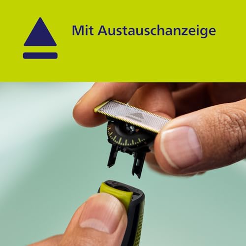 Philips OneBlade Ersatzklingen für alle OneBlade und OneBlade Pro Modelle (Modell QP220/50), Zweier-Pack