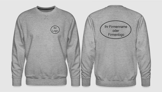 Pullover Sweatshirt mit Ihrem Firmenlogo