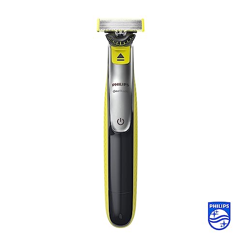Philips OneBlade 360 Face - Elektrischer Bartstyler und Trimmer, 2x 360 Klinge, verstellbarer 5-in-1-Kammaufsatz, QP2734/30