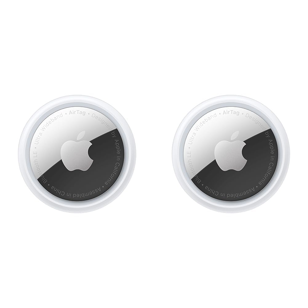 Apple AirTag - Finde und behalte Deine Sachen im Blick: Schlüssel, Geldbörsen, Gepäck, Rucksäcke und mehr. Einfaches Einrichten mit iPhone oder iPad. Austauschbare Batterie