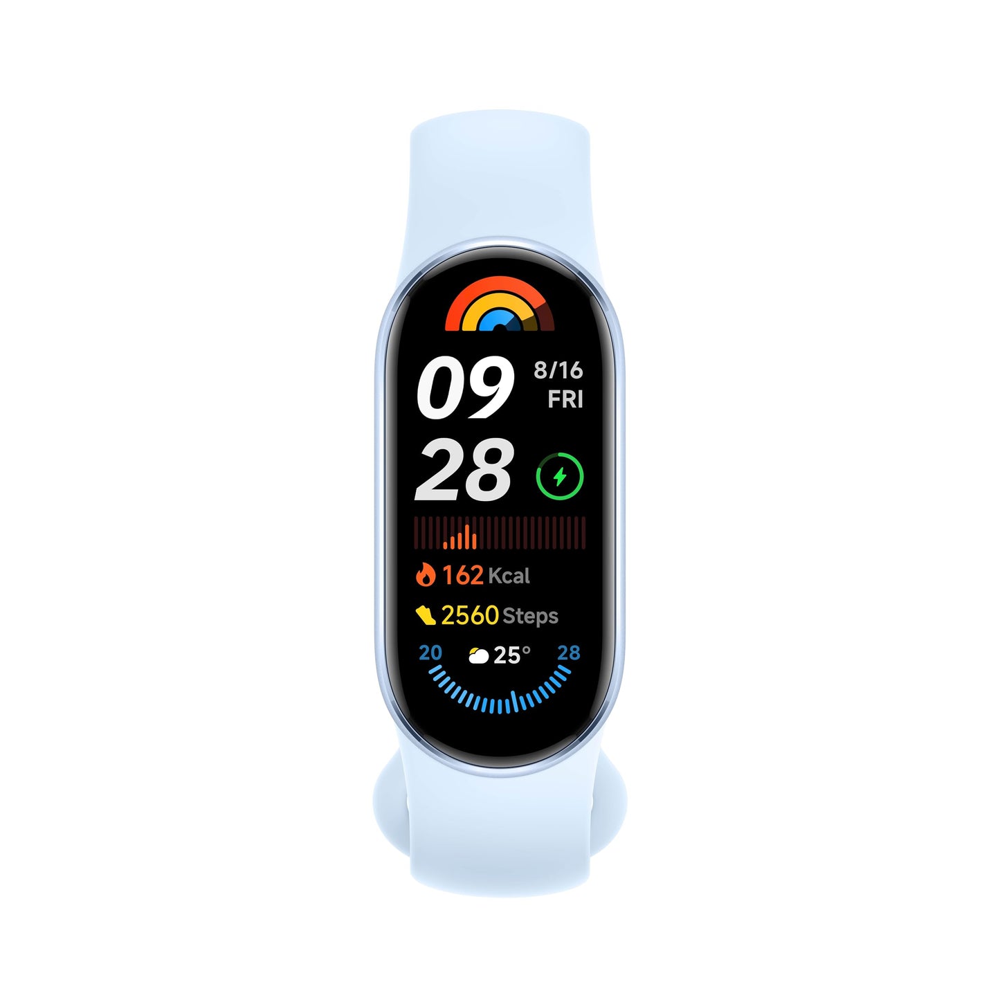 Xiaomi Smart Band 9 Fitness Tracker, AMOLED Display with 1200 Nits, Sp02 Tracking, Sleep and Heart Rate Monitor, Notifications, 5ATM Waterproof, Mi Fit App, Midnight Black