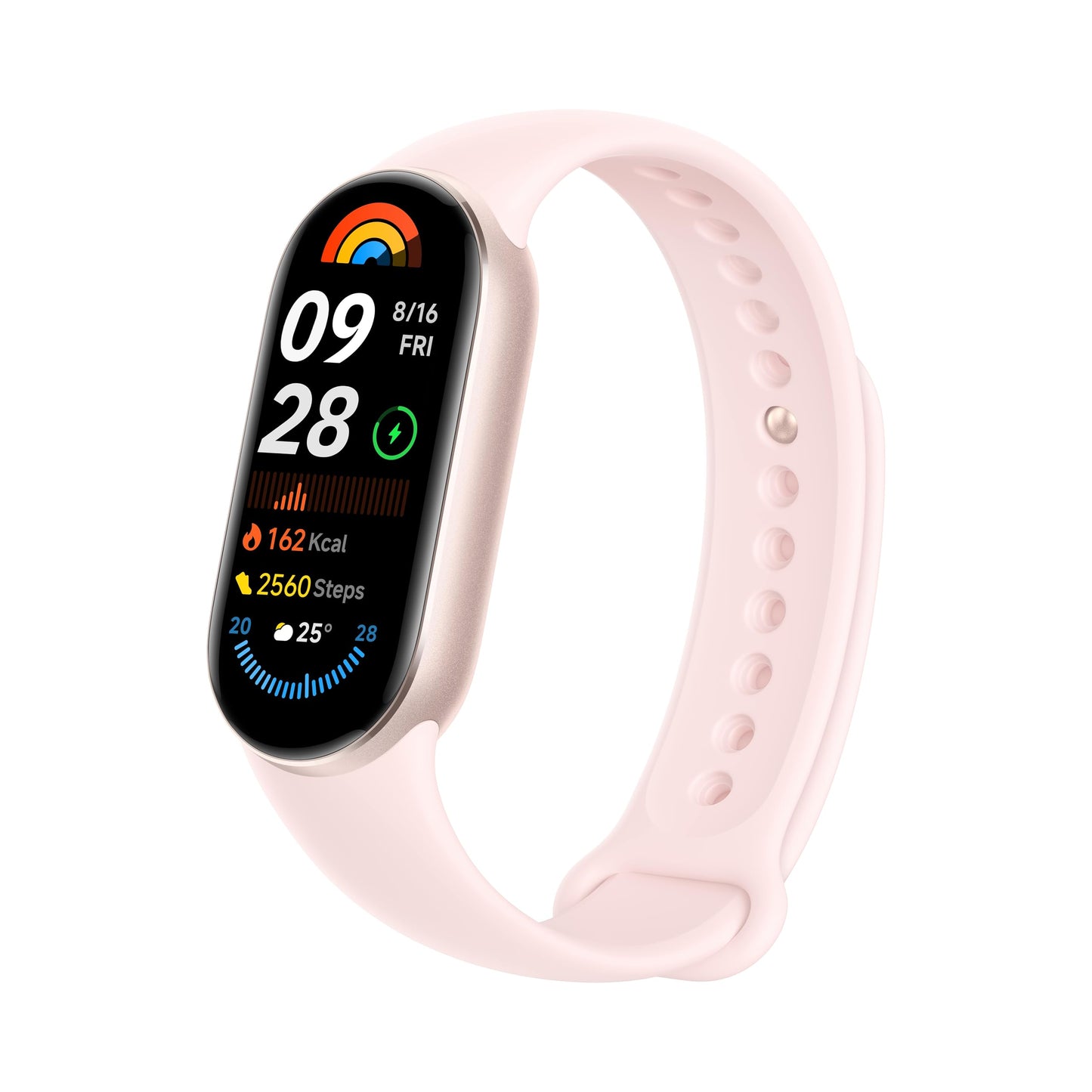 Xiaomi Smart Band 9 Fitness Tracker, AMOLED Display with 1200 Nits, Sp02 Tracking, Sleep and Heart Rate Monitor, Notifications, 5ATM Waterproof, Mi Fit App, Midnight Black