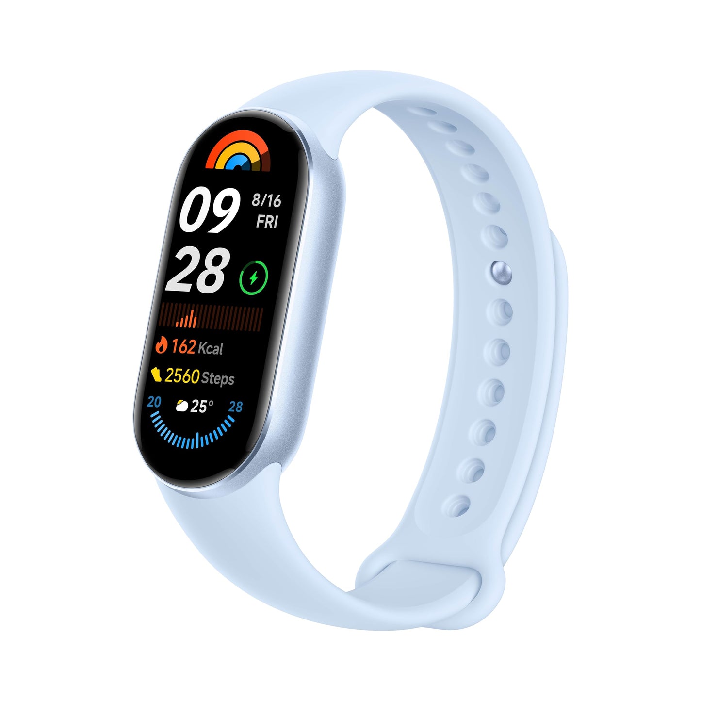 Xiaomi Smart Band 9 Fitness Tracker, AMOLED Display with 1200 Nits, Sp02 Tracking, Sleep and Heart Rate Monitor, Notifications, 5ATM Waterproof, Mi Fit App, Midnight Black