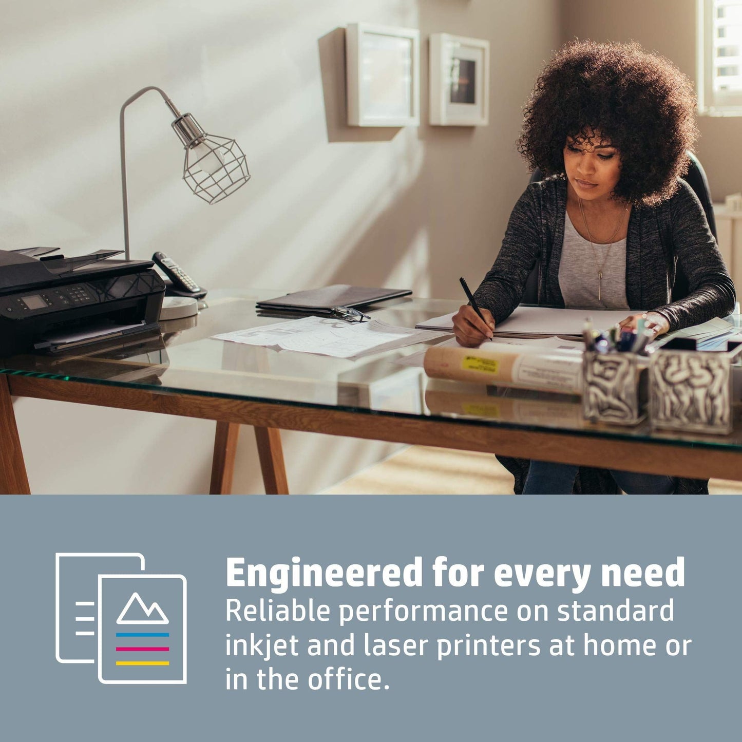 HP Kopierpapier CHP150 Home & Office, DIN-A4 80g, Weiß - Allround Kopierpapier für Zuhause und Büro ,2500 Blatt( 5x500 Blatt), 5er Pack