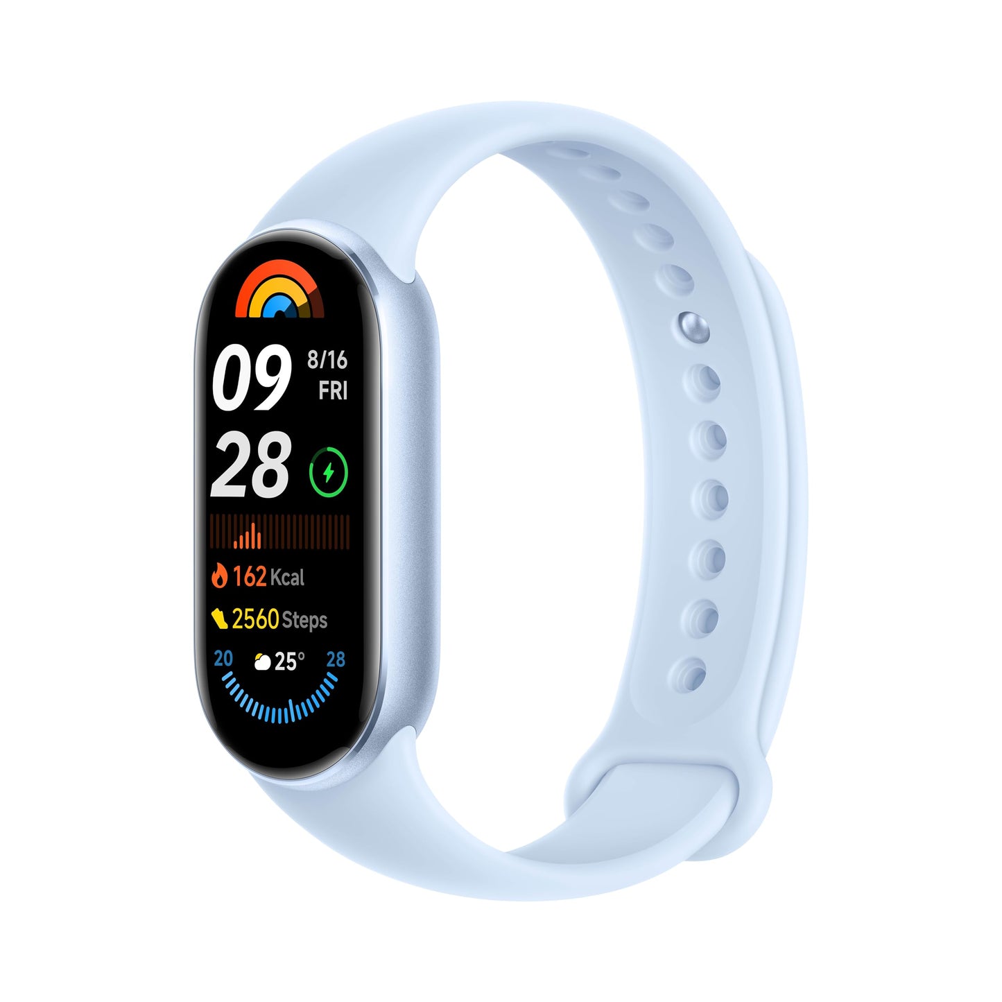 Xiaomi Smart Band 9 Fitness Tracker, AMOLED Display with 1200 Nits, Sp02 Tracking, Sleep and Heart Rate Monitor, Notifications, 5ATM Waterproof, Mi Fit App, Midnight Black