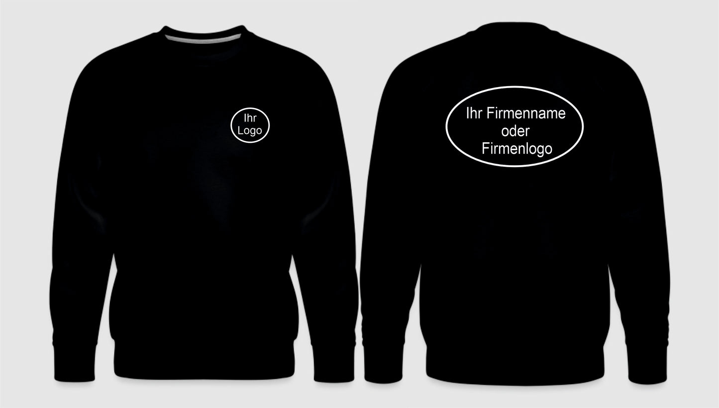 Pullover Sweatshirt mit Ihrem Firmenlogo